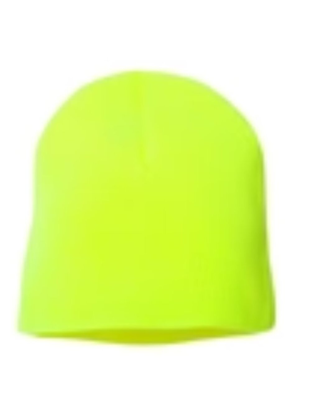 Bayside 3810 USA-Made 8.5 Inch Knit Beanie - Safety Lime